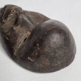 Passport mask, Dan in patinated wood – Ivory Coast, 20th century, 13 cm