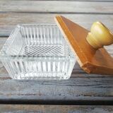 Ramequin chiseled glass