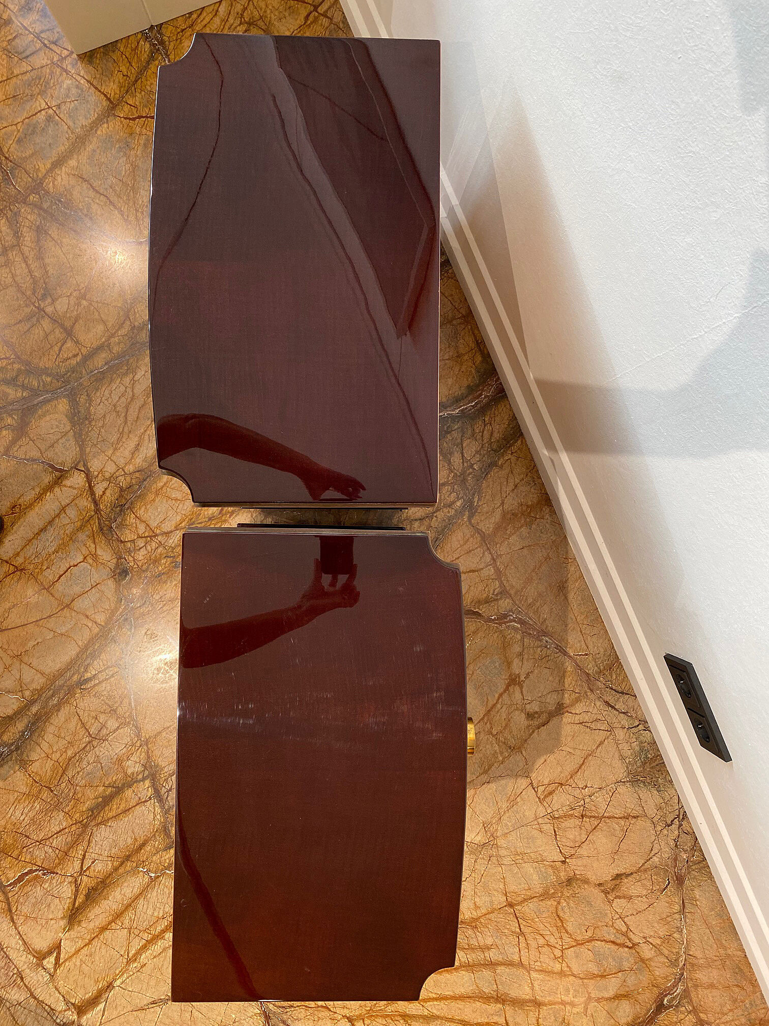 Pair of French Art Deco Nightstands/Side Tables