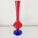opaline single-flower vase