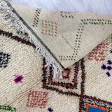Handmade Moroccan Berber carpet 244 x 138 CM