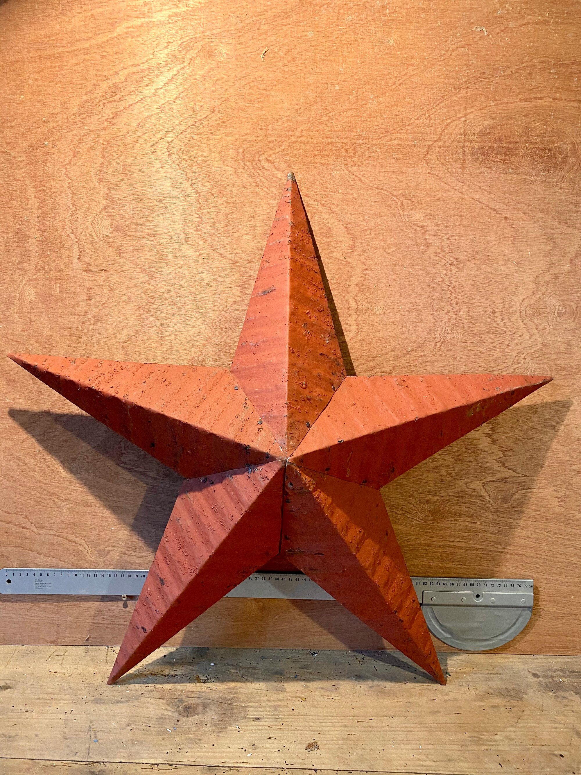 Amish stars red 74cm