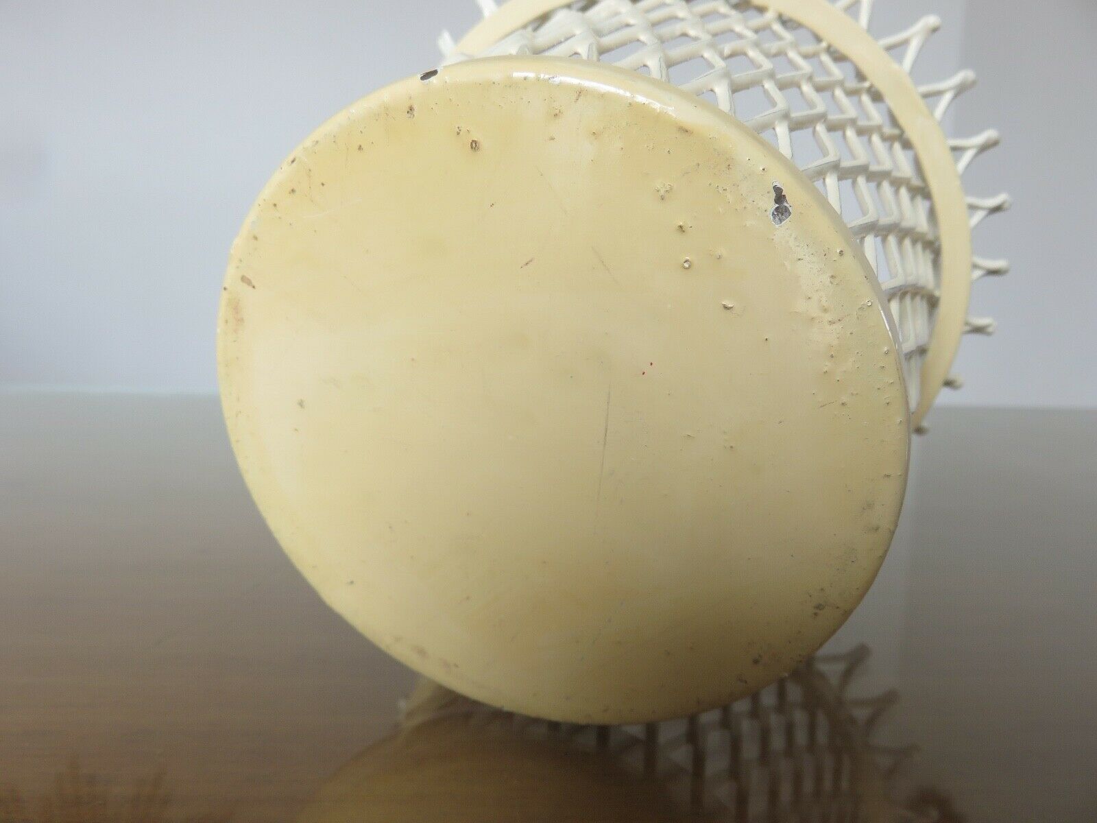 Mathieu Mategot pot cover in expanded metal from the 1950s