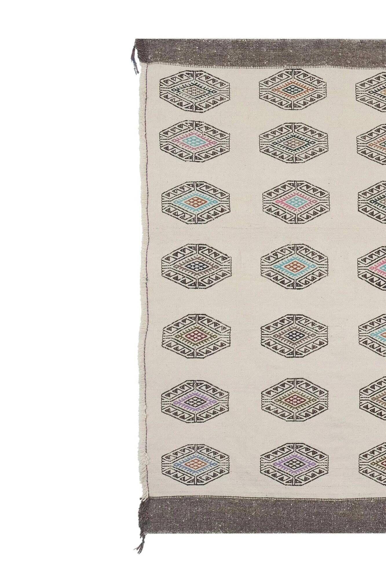 Vintage hand-embroidered textile 163x220 cm