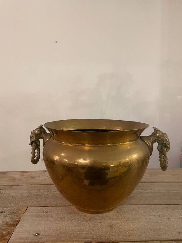 Cache pot indien XIXeme