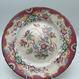 4 Sarreguemines plates, Minton model, 19th century