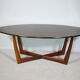 Mid-Century Oval Coffee Table for Kondor Möbel, 1960s