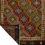Anatolian handmade kilim rug 386 cm x 199 cm