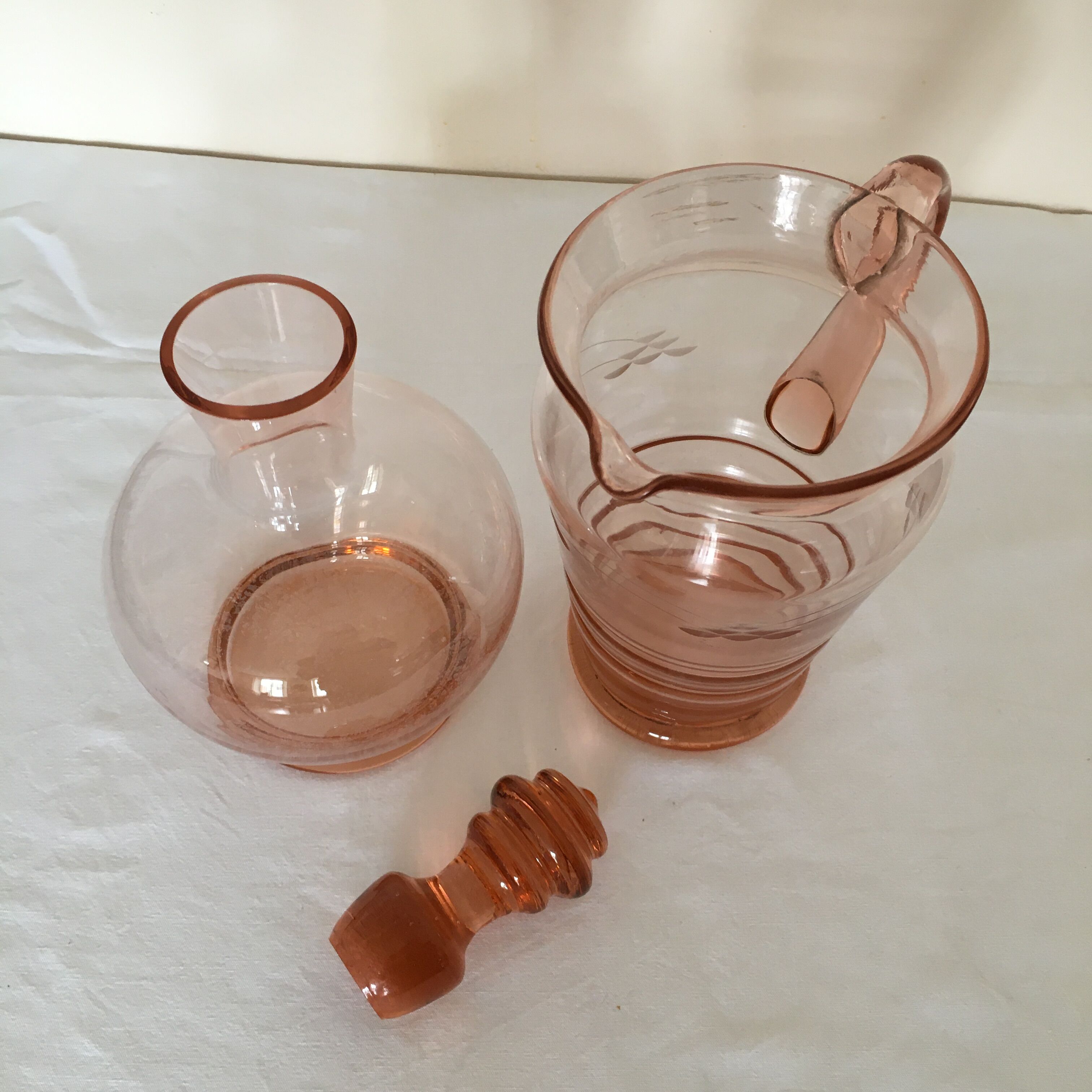 Carafe and pitcher 1950