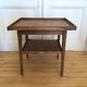 Antique coffee table with 2 tiers