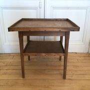 Table basse ancienne 2 plateaux