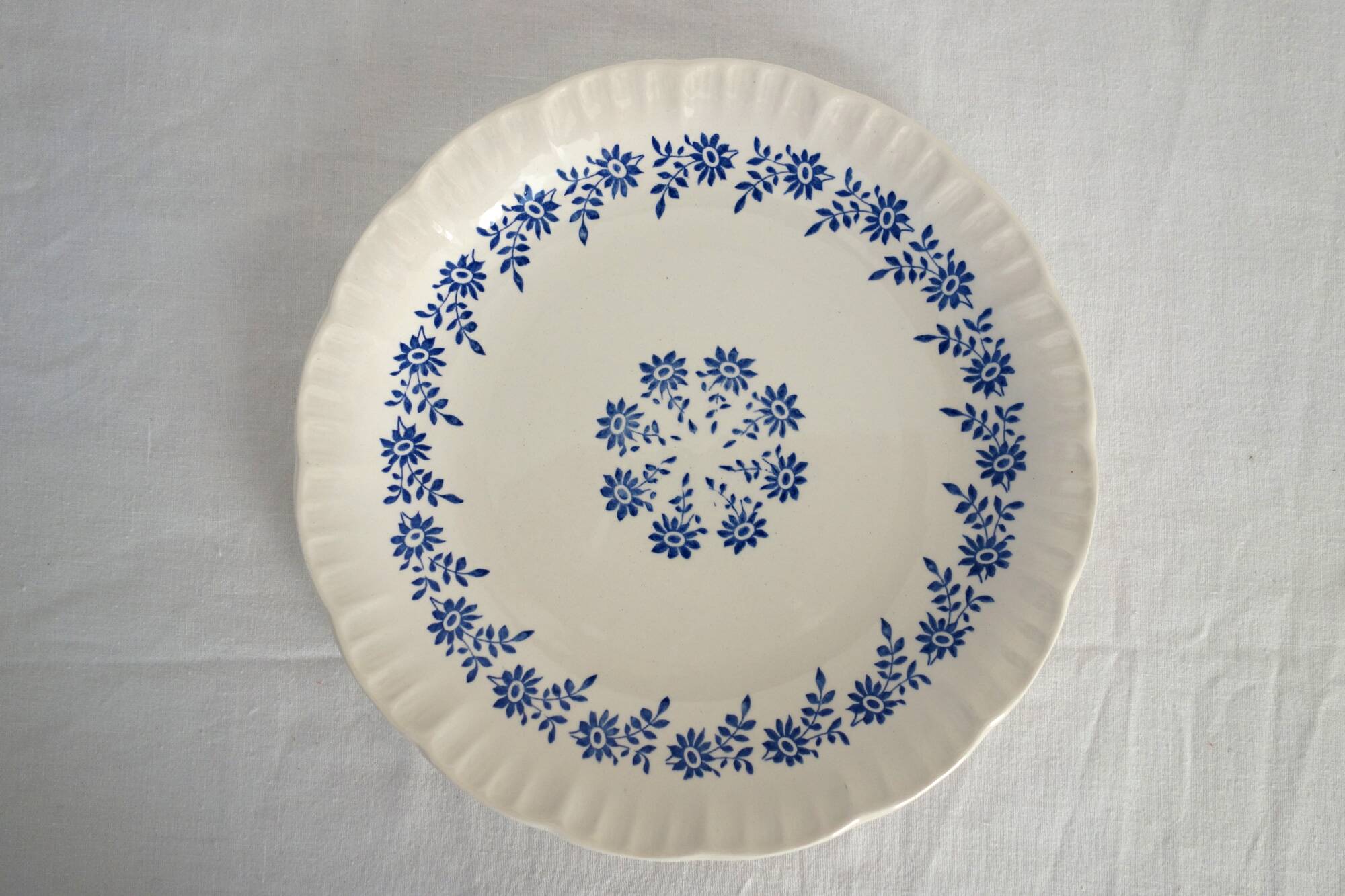 8 flat plates Dany model, Digoin Sarreguemines