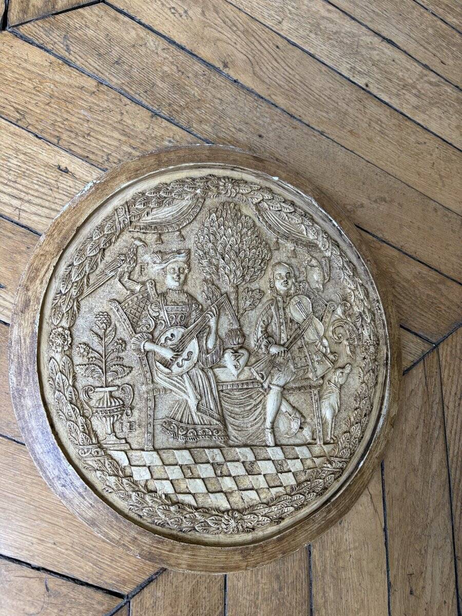 Decorative mould - gingerbread mould "Lute and Violin"