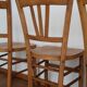 Lot de 8 chaises bistrot clair Luterma