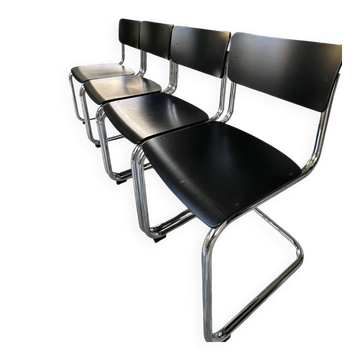 Magnifique lot de 4 chaise s43 thonet