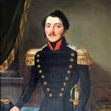 Portrait d'un officier du début du XIXe siècle