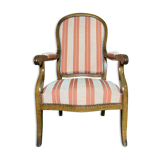 Fauteuil Voltaire en noyer