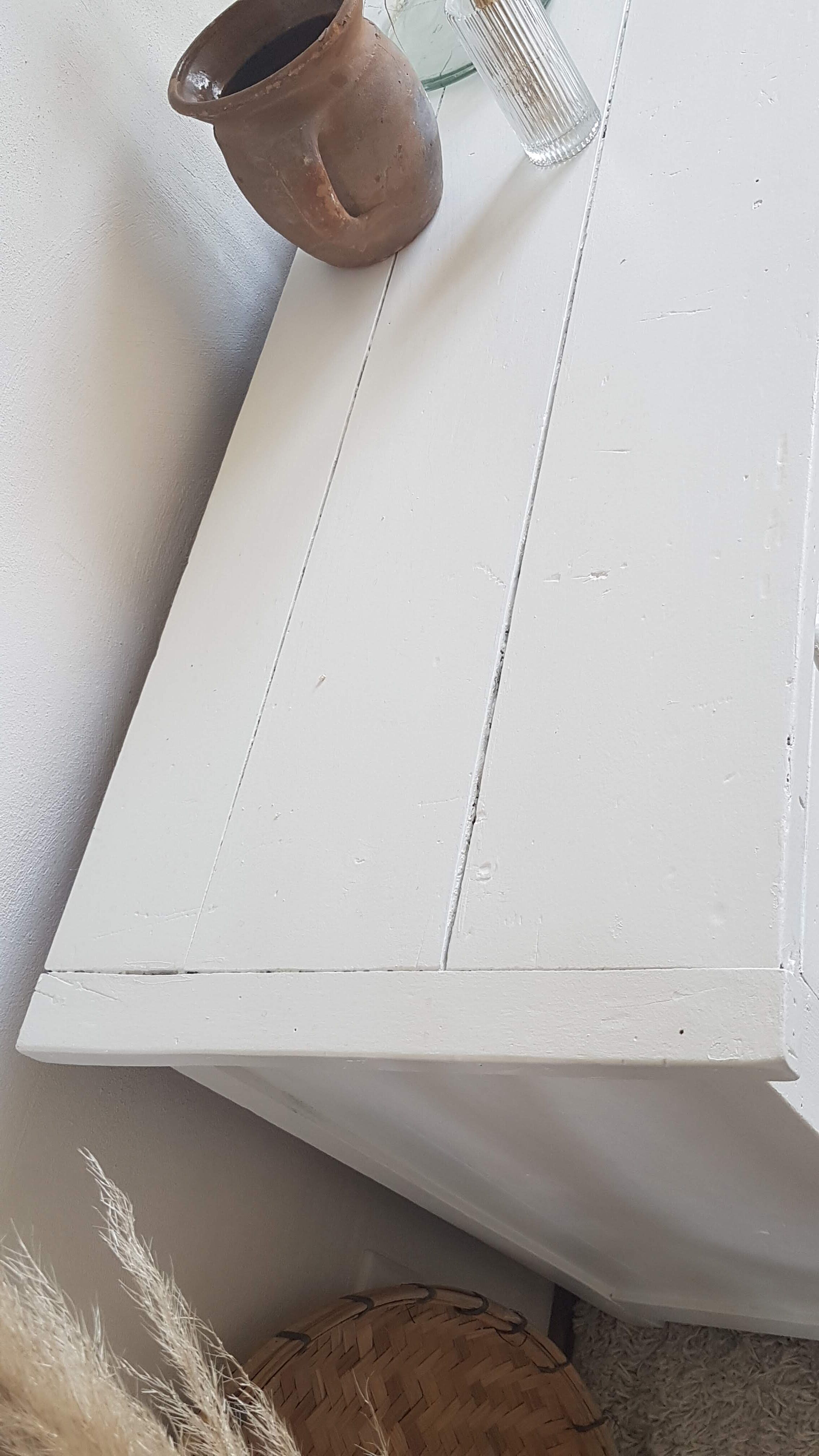 Old White Parisian Buffet