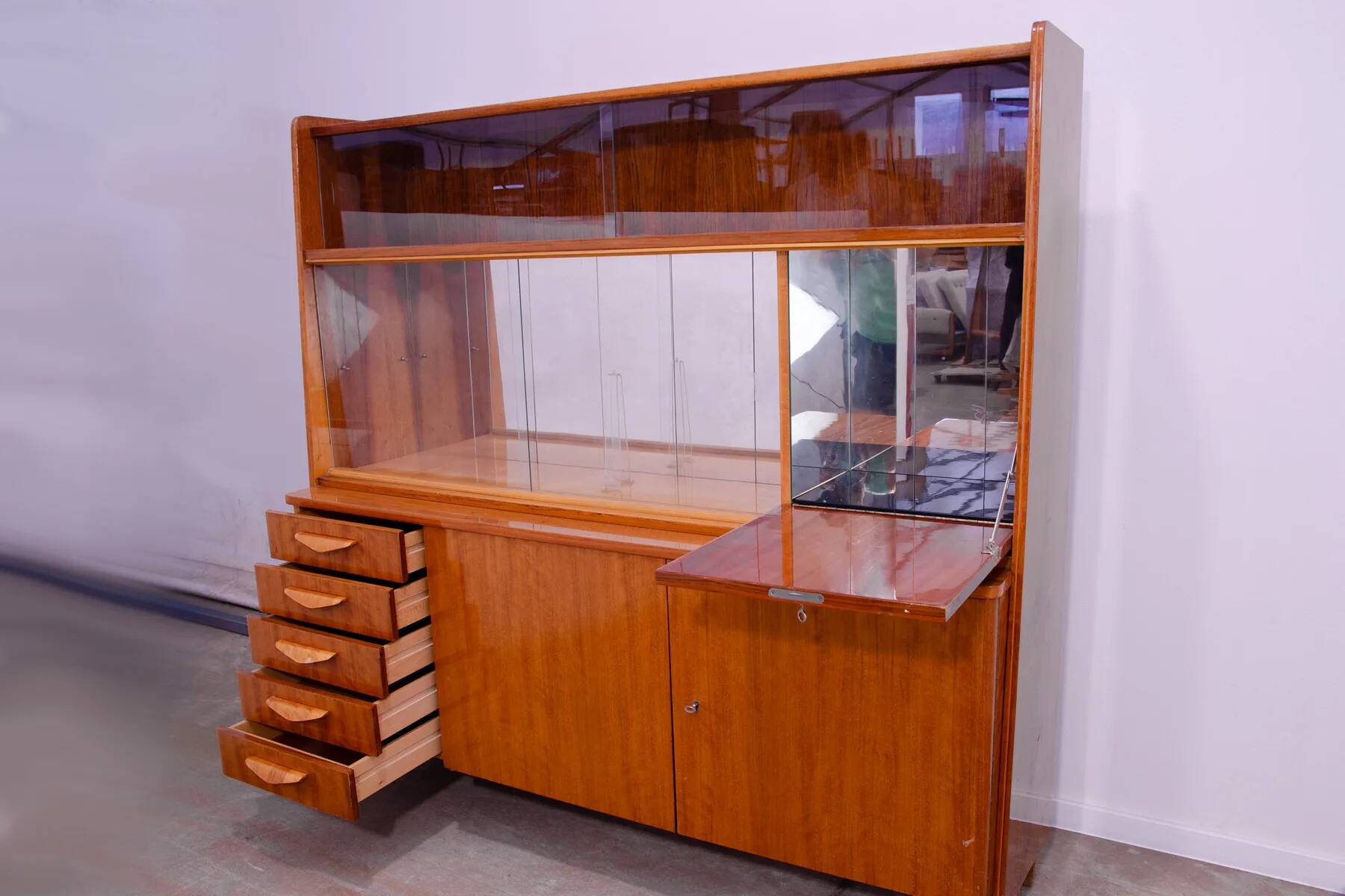 Mid century Vintage credenza by Frantisek Jirak, 1960s, Czechoslovakia