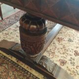 Rectangular table with extensions
