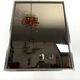 Italian vintage Romeo Rega chrome and brass mirror from 70s