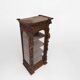 Baroque Style Display Case in Oak, Belgium, 1950s