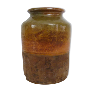 Pot à graisse en terre