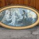 Art Nouveau artist, Holy Family, print, framed