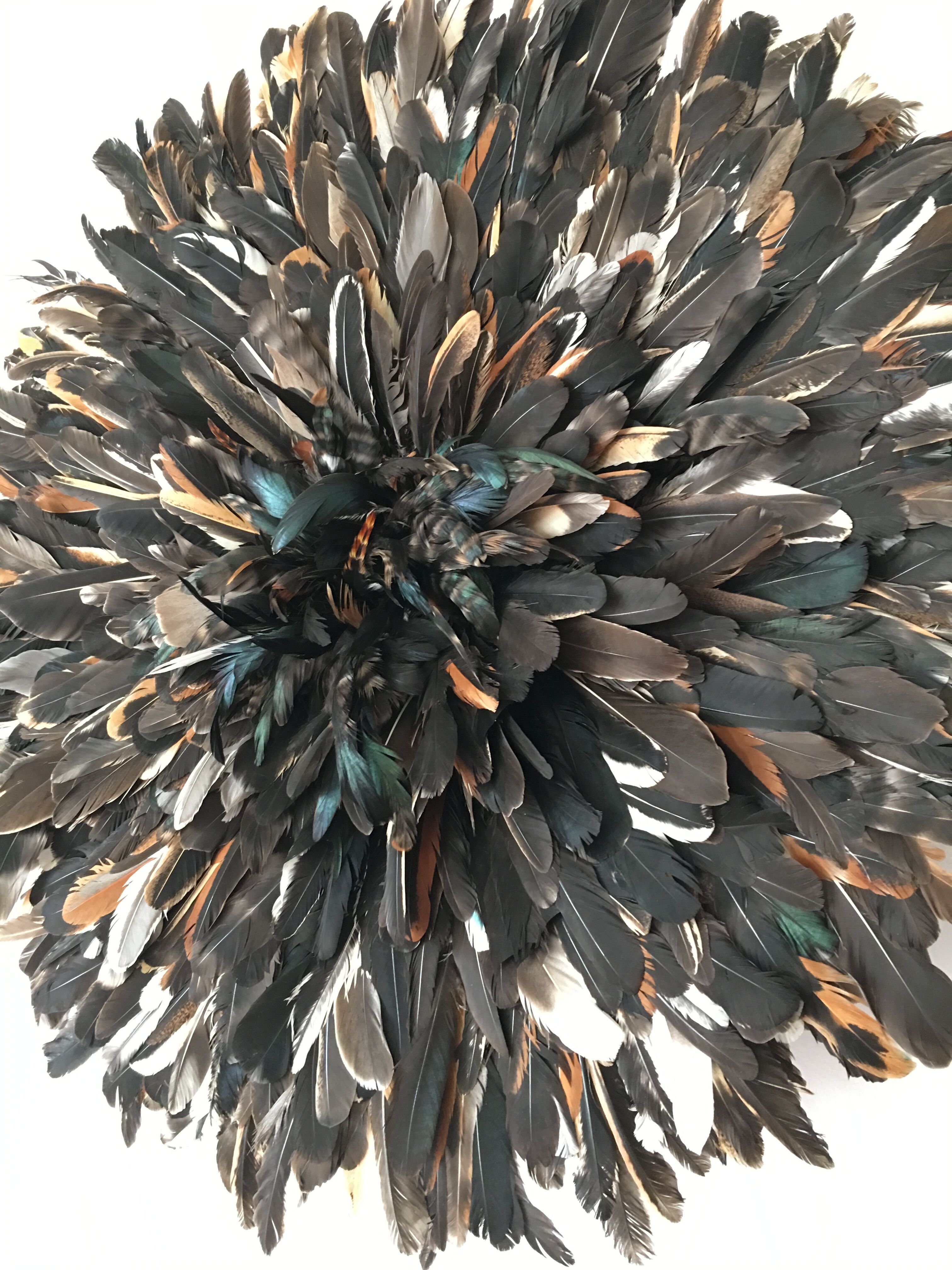 Juju hat black speckled 70 cm