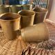 Set of 4 stoneware cups from Digoin, perfect for coffee, tea or com.