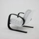 Fauteuil en cuir blanc, Miroslav Navratil, 1930s