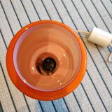Orange pendant light