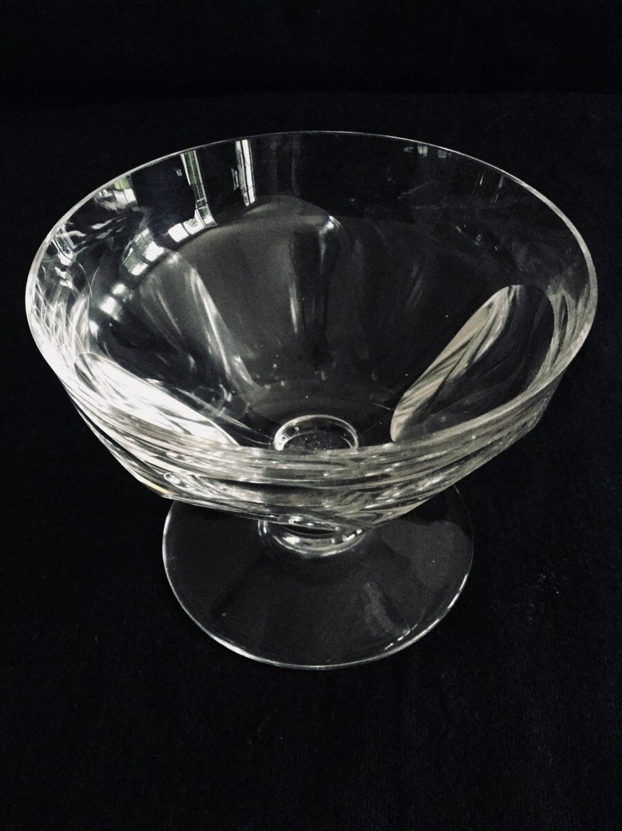Lot de 5 coupes à champagne en cristal Baccarat modèle Talleyrand