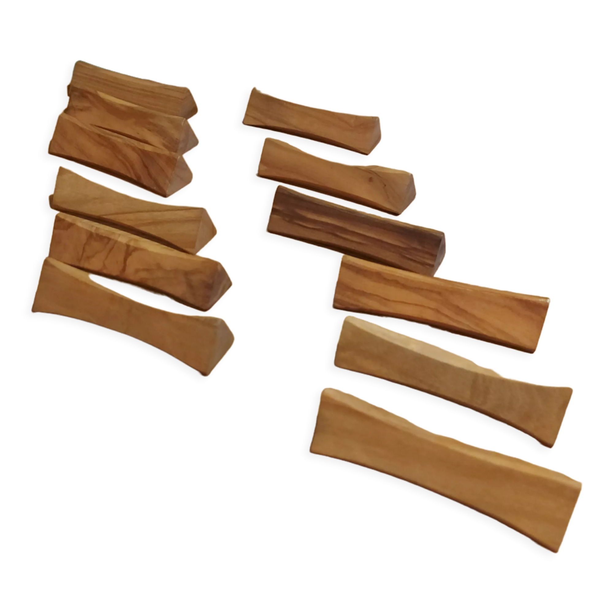 12 wooden knife doors