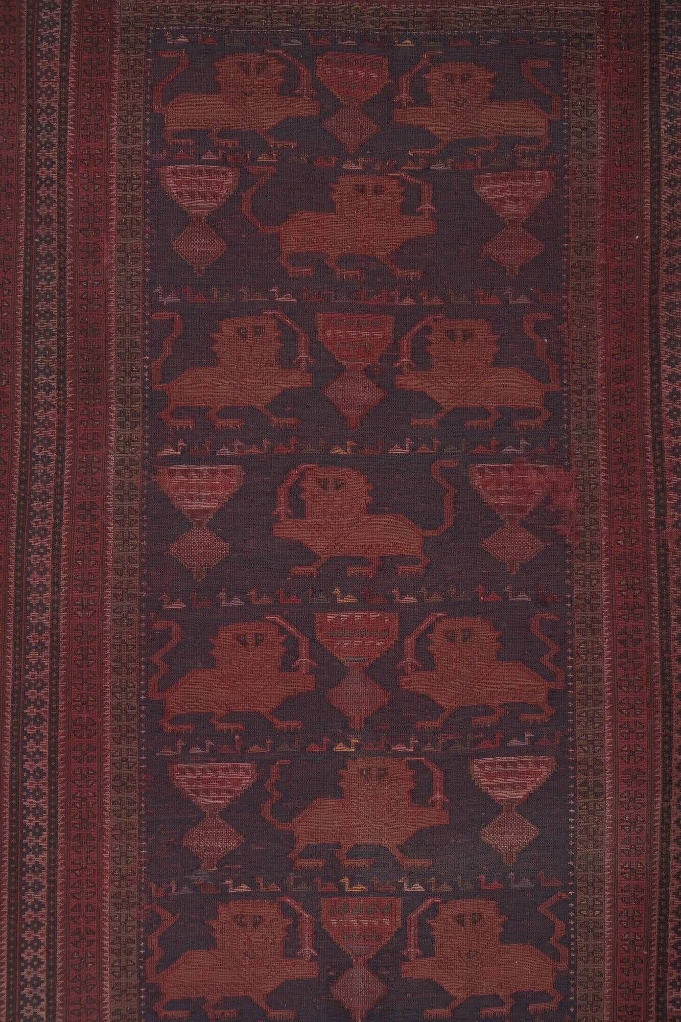 Tapis turc vintage fait main