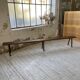 Solid oak farm bench 3m