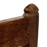 Art Deco High Back chair in oak minimalist design