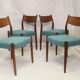 Set de 4 chaises en teck  Cees Braakman pour Pastoe 1960