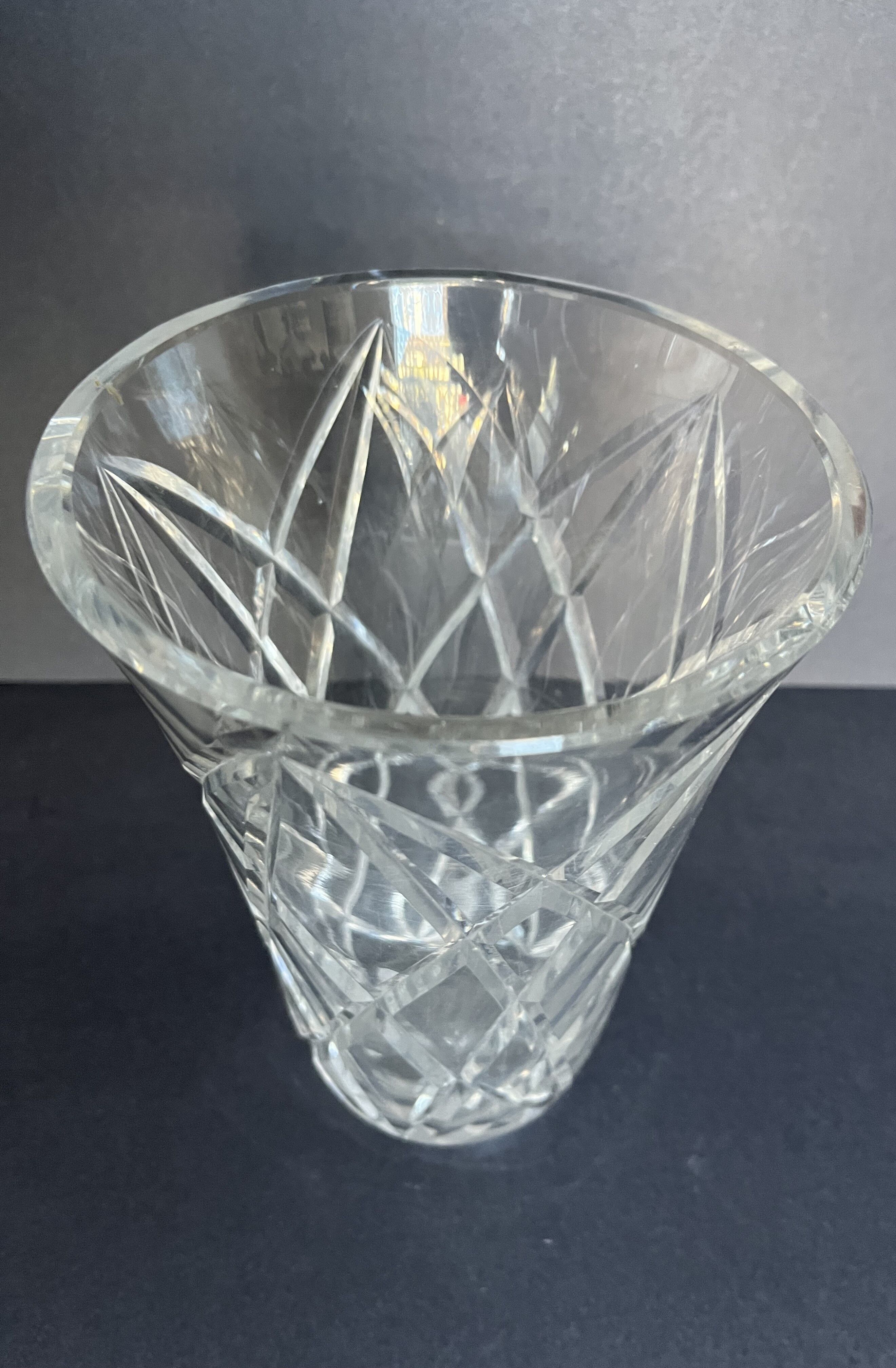 Crystal vase from Saint Louis