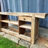 Oak carpenter's workbench