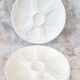6 french porcelain oyster plates