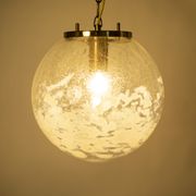 Art-glass ball chandelier by Kamenicky Senov, Czechoslovakia, 1970s