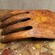 Large Carved Wooden Hand - 1950s