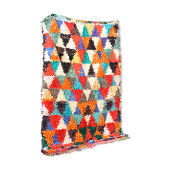 Tapis boucherouite 220 x 138 cm