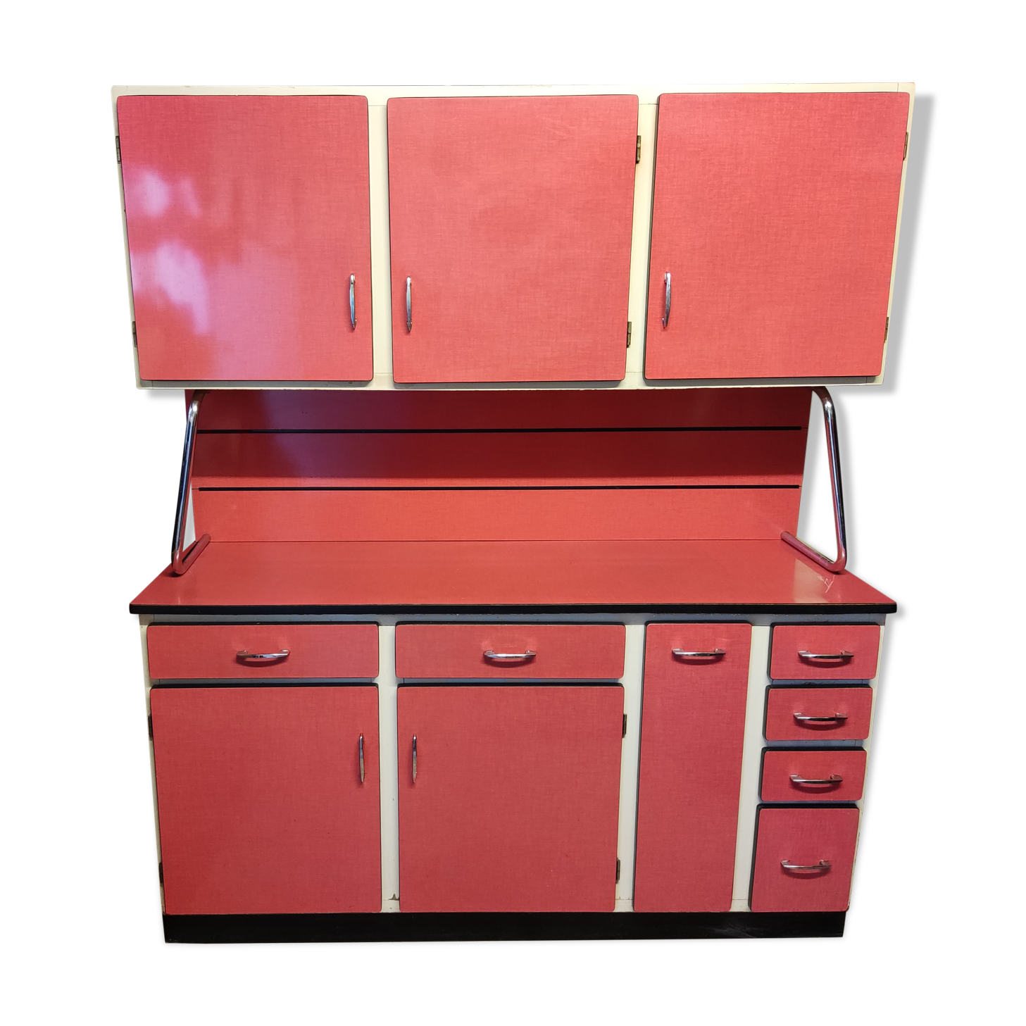Red formica furniture