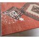 Vintage Turkish Hand-Knotted Red Runner Rug 83x380