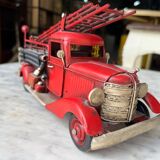 Vintage metal fire truck