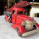 Vintage metal fire truck