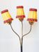 Floor lamp 50s triple flexible brass years 50 vintage rockabilly floor lamp