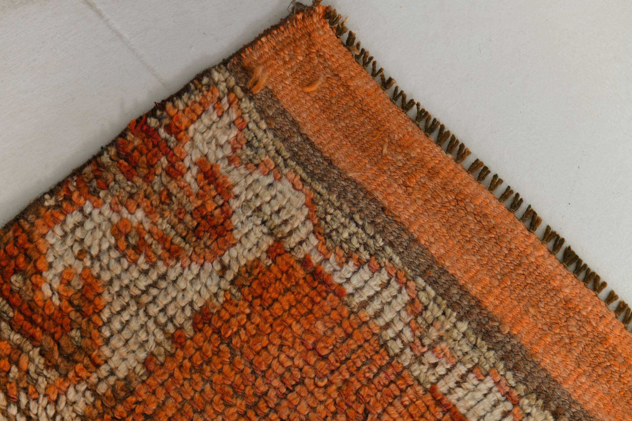 4x12 Sun Muted Vintage Runner, Long Wide Runner Rug, 107x368Cm